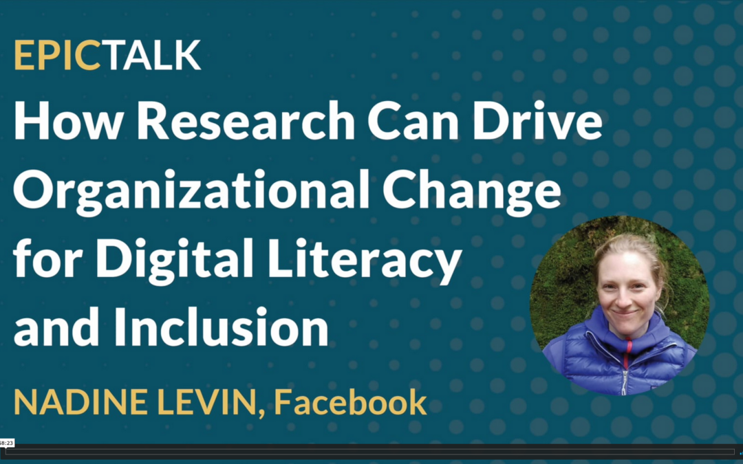 How Research Can Drive Organizational Change for Digital Literacy and Inclusion